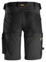 6143 Pantaloncini elasticizzati Snickers AllroundWork - 0404 nero - 056 (taglia standard)