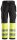 6233 Pantaloni Snickers AllroundWork HV + HP CL1 - 0466 nero-giallo - 056 (taglia standard)