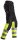 6233 Pantaloni Snickers AllroundWork HV + HP CL1 - 0466 nero-giallo - 056 (taglia standard)