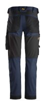 6341 Pantalon stretch Snickers AllroundWork - 9504 bleu marine-noir - 156 (longueur longue : +6 cm)