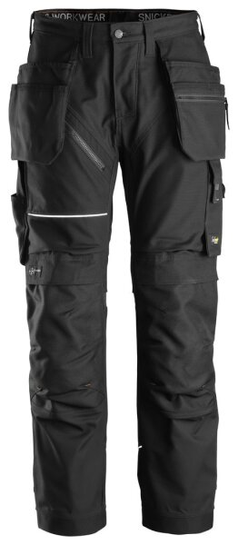 6214 Snickers RuffWork, Canvas+ Work Pants with Holster Pockets, Regular Fit