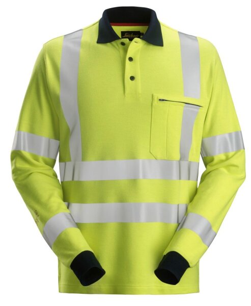 2661 Snickers ProtecWork LS Polo Shirt Class 3