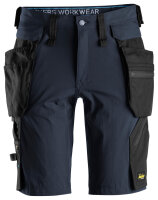 6108 Pantaloncini Snickers LiteWork, tasche a fondina rimovibili, vestibilit&agrave; slim
