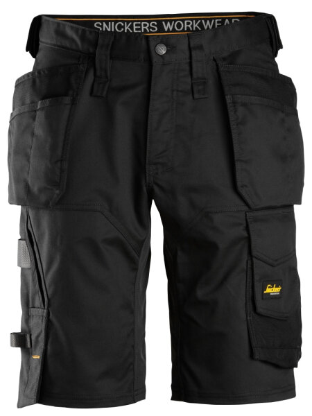 6151 Snickers AllroundWork Stretch Shorts with Holster Pockets, Loose Fit