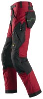 6903 Pantaloni da lavoro Snickers FlexiWork - 1604 rosso ciliegia-nero - 096 (taglia corta: lunghezza gamba -6 cm)