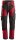6903 Pantaloni da lavoro Snickers FlexiWork - 1604 rosso ciliegia-nero - 096 (taglia corta: lunghezza gamba -6 cm)