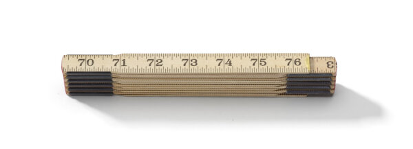 HULTAFORS Folding Ruler with Millimeter and Danish Inch Markings 82-2-12 (101504)