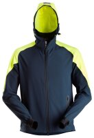 8025 Giacca con cappuccio Snickers FlexiWork Neon