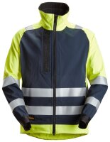 1539 Veste de travail Snickers AllroundWork haute visibilit&eacute; classe 2
