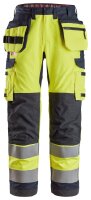 6261 Pantaloni Snickers ProtecWork  SYT High-Vis Cl. 2,...