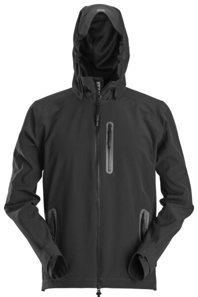 1218 Snickers Flexiwork, veste softshell imperméable à capuche