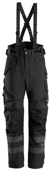 6620 Snickers AllroundWork Pantalon imperm&eacute;able &agrave; 2 couches avec rembourrage l&eacute;ger en 37.5, coupe classique