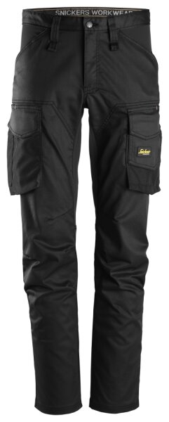 6803 Snickers AllroundWork, pantaloni da lavoro elasticizzati senza tasche sulle ginocchia, Slim Fit