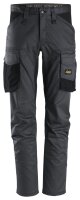6803 Snickers AllroundWork, pantaloni da lavoro elasticizzati senza tasche sulle ginocchia, Slim Fit