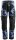 6903 Pantaloni da lavoro Snickers FlexiWork - 8604 blu mimetico-nero - 112 (taglia corta: lunghezza gamba -6 cm)