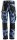 6903 Pantaloni da lavoro Snickers FlexiWork - 8604 blu mimetico-nero - 112 (taglia corta: lunghezza gamba -6 cm)