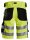 6136 Pantaloncini elasticizzati Snickers HighVis CL1, vestibilit&agrave; slim