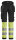 6234 Pantaloni elasticizzati Snickers HighVis + HP CL1, Slim Fit