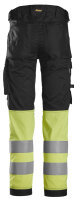 6334 Snickers HighVis stretch Hose CL1, Regular Fit