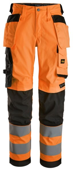 6743 Pantalon stretch haute visibilit&eacute; pour femmes Snickers Cl 2, coupe classique