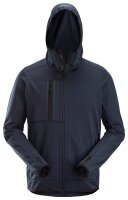 8058 Felpa con cappuccio Snickers AllroundWork in pile con cerniera