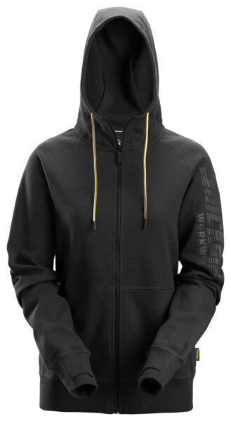 2877 Sweat &agrave; capuche zipp&eacute; Snickers pour femme avec logo