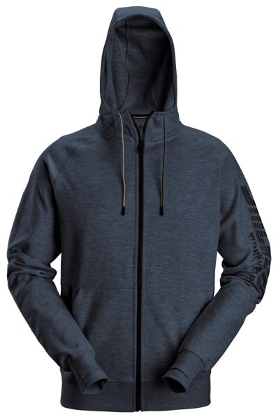 2895 Sweat &agrave; capuche Snickers avec logo et fermeture &eacute;clair