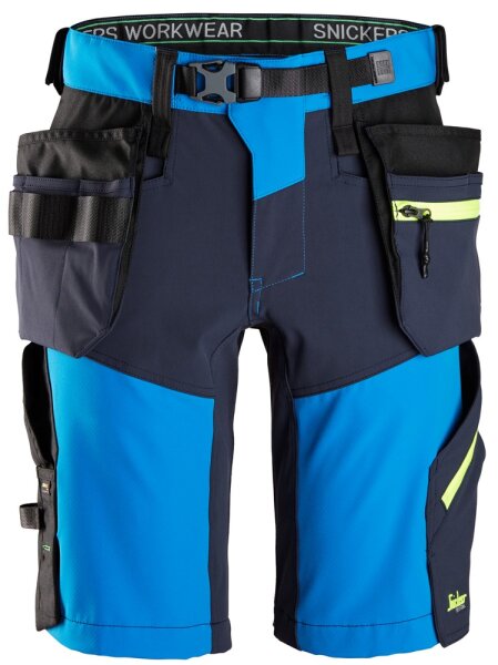 6140 Short stretch Softshell Snickers FlexiWork avec poches holster, coupe classique