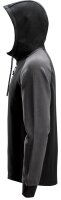2842 Snickers two-tone hoodie with half-zip