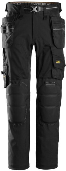 6590 Pantalon Snickers AllroundWork avec genouill&egrave;res int&eacute;gr&eacute;es, coupe classique