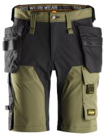 6175 Snickers AllroundWork 4-way stretch shorts with holster pockets, Regular Fit