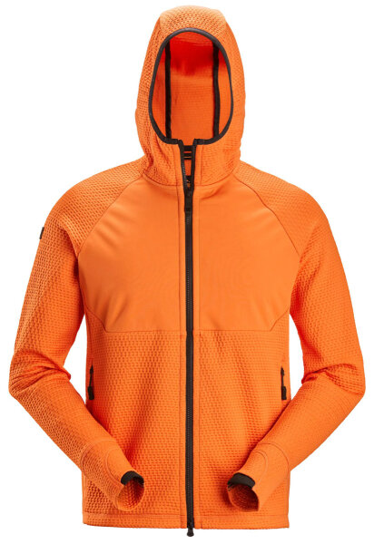 8405 Snickers FlexiWork Midlayer Hooded Jacket with Full-Length Zipper