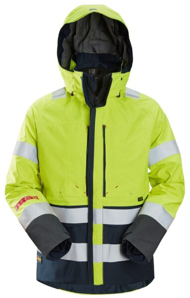 1668 Snickers ProtecWork, giacca da lavoro in GORE-TEX, alta visibilit&agrave; classe 3