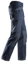 3714 Snickers Womens Pants with Holster Pockets, Canvas+, Loose Fit