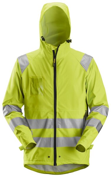 8233 Veste de pluie haute visibilit&eacute; Snickers en PU, classe 3