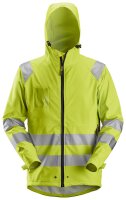 8233 Snickers High-Vis PU Rain Jacket, Class 3