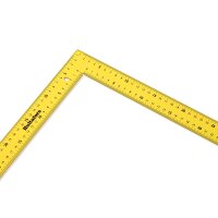 Squadra da carpentiere HULTAFORS TMV con scala in mm e angolare sul retro (HU251403.0)