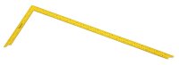 Squadra da carpentiere HULTAFORS TMV con scala in mm e angolare sul retro (HU251403.0)