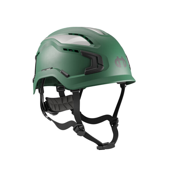 Casco di protezione professionale Hellberg Sector, ventilato >Colore: verde (Hellberg 32504-001)
