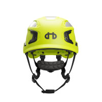 Casque de protection professionnel Hellberg Sector, ventilé >Couleur : jaune fluo (Hellberg 32509-001)