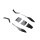 Reflector Set Black for Hellberg Sector Professional Safety Helmet (11301-501)