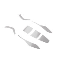 Reflector Set Gray for Hellberg Sector Professional...