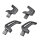 Strap clips for Hellberg Sector professional safety helmet (11753-001)