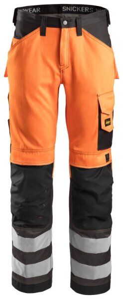 3333 Snickers High-Vis Pants, Class 2, Loose Fit
