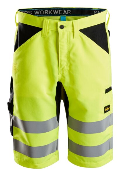 6132 Snickers LiteWork, High-Vis Shorts+ Class 1, Regular Fit