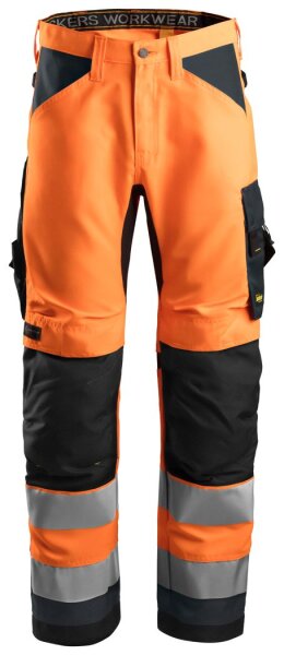 6331 Snickers AllroundWork, High-Vis Work Pants+, Class 2, Regular Fit