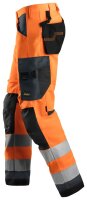 6331 Snickers AllroundWork, High-Vis Work Pants+, Class 2, Regular Fit