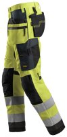 6230 Snickers AllroundWork, High-Vis Work Pants+ with HT, Class 2, Regular Fit
