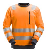 8037 Snickers AllroundWork, High-Vis Sweatshirt Class 2/3