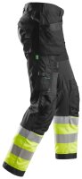 6931 Snickers FlexiWork, High-Vis Work Pants+ with Holster Pockets, Class 1, Regular Fit